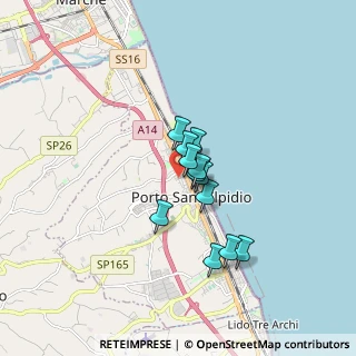 Mappa Via Piemonte, 63821 Porto Sant'Elpidio FM, Italia (1.13667)