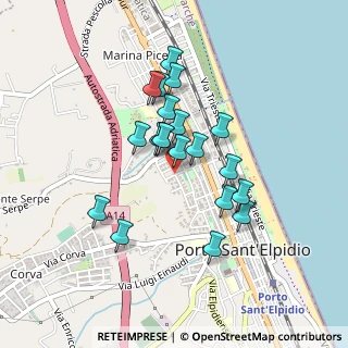 Mappa Via Piemonte, 63821 Porto Sant'Elpidio FM, Italia (0.369)