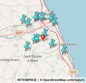 Mappa Via Ignazio Silone, 63811 Sant'Elpidio a Mare FM, Italia (3.23462)