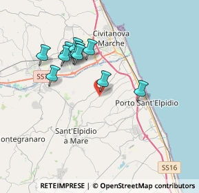 Mappa Via Ignazio Silone, 63811 Sant'Elpidio a Mare FM, Italia (3.38818)