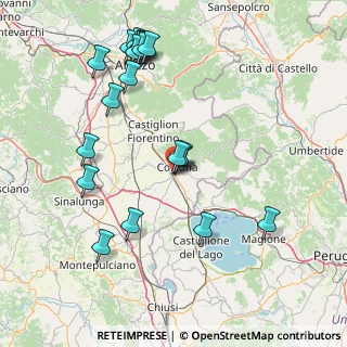 Mappa Camucia AR IT, 52044 Cortona AR, Italia (18.527)