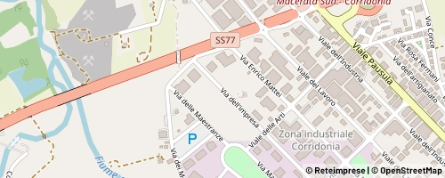 Mappa Corridonia