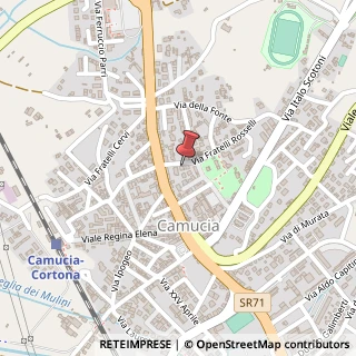 Mappa Via Fratelli Rosselli, 14, 52044 Cortona, Arezzo (Toscana)