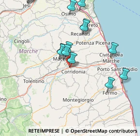 Mappa 62014 Zona Industriale MC, Italia (17.21)