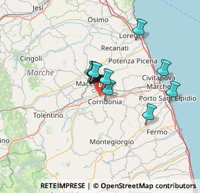 Mappa 62014 Zona Industriale MC, Italia (9.37154)