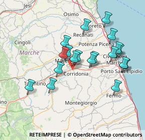 Mappa 62014 Zona Industriale MC, Italia (14.11474)