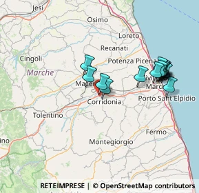 Mappa 62014 Zona Industriale MC, Italia (15.02333)