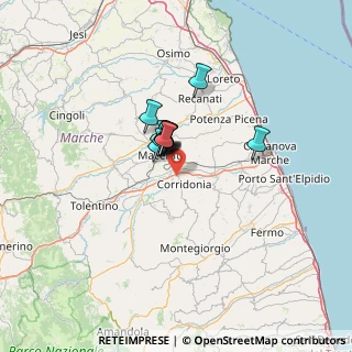 Mappa Viale dell'Industria, 62014 Macerata MC, Italia (7.66818)