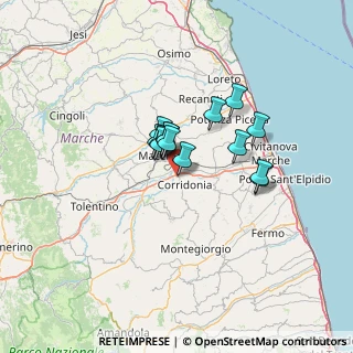 Mappa 62014 Zona Industriale MC, Italia (8.93071)