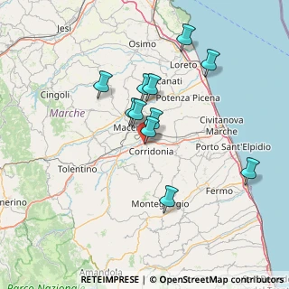 Mappa Viale dell'Industria, 62014 Macerata MC, Italia (12.80636)
