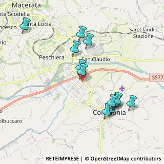Mappa Viale dell'Industria, 62014 Macerata MC, Italia (2.06538)