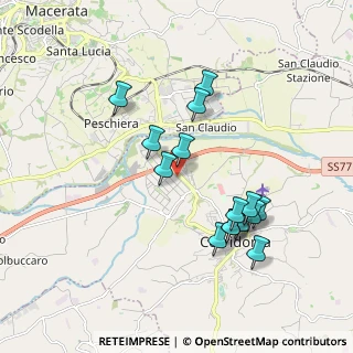 Mappa 62014 Zona Industriale MC, Italia (1.838)