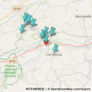 Mappa Viale dell'Industria, 62014 Macerata MC, Italia (3.2625)