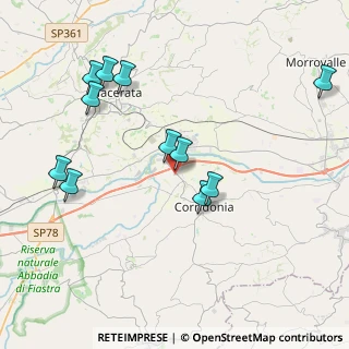 Mappa 62014 Zona Industriale MC, Italia (4.34273)