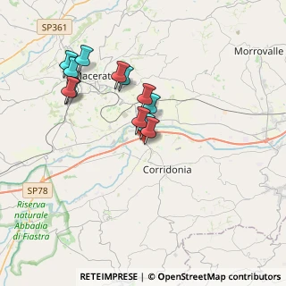 Mappa 62014 Zona Industriale MC, Italia (3.35083)