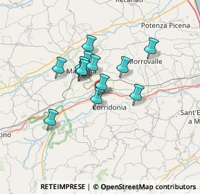 Mappa 62014 Zona Industriale MC, Italia (5.23769)