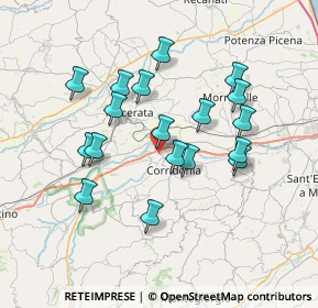 Mappa 62014 Zona Industriale MC, Italia (6.77611)