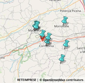 Mappa 62014 Zona Industriale MC, Italia (5.16636)