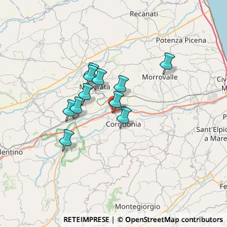 Mappa Viale dell'Industria, 62014 Macerata MC, Italia (5.51182)