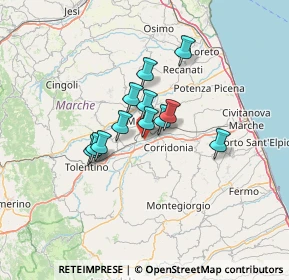 Mappa Strada Carrareccia, 62100 Sforzacosta MC, Italia (9.2)