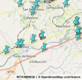 Mappa Strada Carrareccia, 62100 Sforzacosta MC, Italia (3.0555)