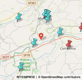 Mappa Strada Carrareccia, 62100 Sforzacosta MC, Italia (5.07083)