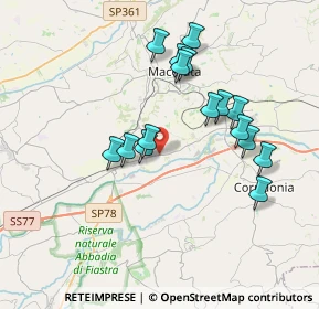 Mappa Strada Carrareccia, 62100 Sforzacosta MC, Italia (3.50875)