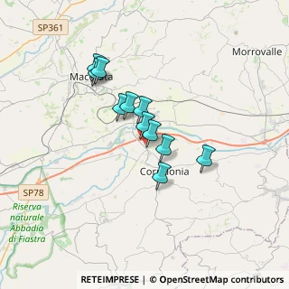 Mappa Via dell'Artigianato, 62014 Zona Industriale MC, Italia (2.63)