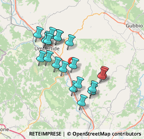 Mappa Strada Sant'Orfeto Torrente Mussino, 06019 Pierantonio PG, Italia (6.4935)