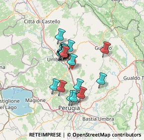 Mappa Strada Sant'Orfeto Torrente Mussino, 06019 Pierantonio PG, Italia (9.8335)