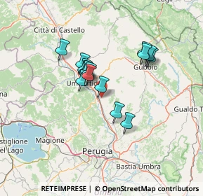 Mappa Strada Sant'Orfeto Torrente Mussino, 06019 Pierantonio PG, Italia (10.6775)