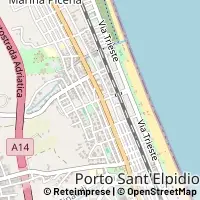 Kort Porto Sant'Elpidio