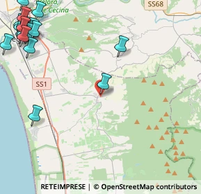 Mappa Piazza Colombo, 57020 Bibbona LI, Italia (7.138)