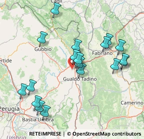 Mappa Via Cirano, 06023 Gualdo Tadino PG, Italia (16.86722)