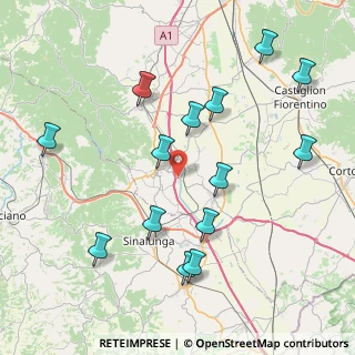 Mappa Localita' Il Corniolo, 52046 Lucignano AR, Italia (9.13071)