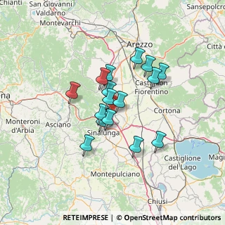 Mappa Localita' Il Corniolo, 52046 Lucignano AR, Italia (10.6575)