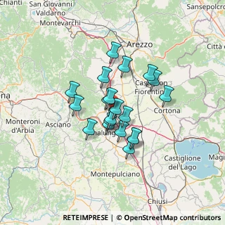 Mappa Localita' Il Corniolo, 52046 Lucignano AR, Italia (10.0555)