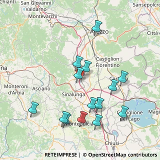 Mappa Localita' Il Corniolo, 52046 Lucignano AR, Italia (16.96643)