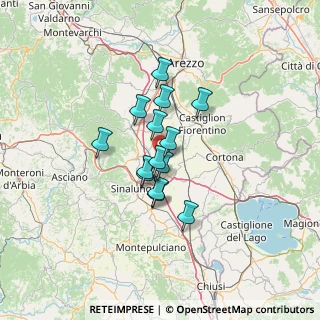Mappa Via S. Piero, 52045 Foiano della Chiana AR, Italia (9.25643)