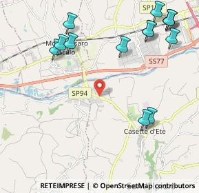 Mappa Via Leonardo da Vinci, 63811 Zona Industriale Brancadoro FM, Italia (2.86)