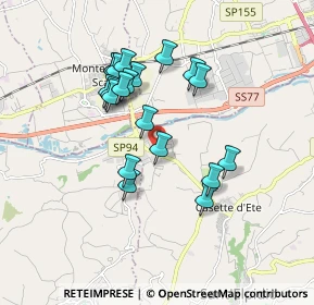 Mappa Via Leonardo da Vinci, 63811 Zona Industriale Brancadoro FM, Italia (1.6245)