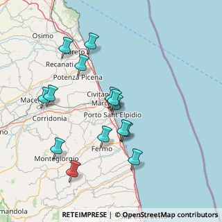 Mappa Via Francia, 63821 Porto Sant'Elpidio FM, Italia (14.81286)