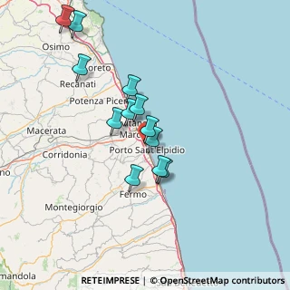 Mappa Via Francia, 63821 Porto Sant'Elpidio FM, Italia (13.01417)