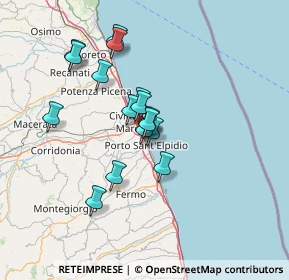 Mappa Via Francia, 63821 Porto Sant'Elpidio FM, Italia (11.55063)