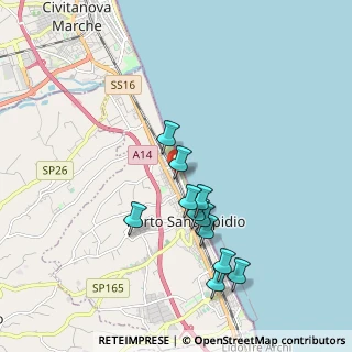 Mappa Via Francia, 63821 Porto Sant'Elpidio FM, Italia (1.76909)
