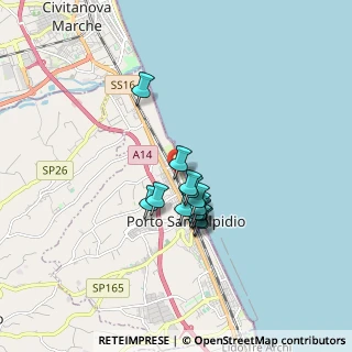 Mappa Via Francia, 63821 Porto Sant'Elpidio FM, Italia (1.25357)