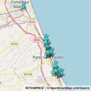 Mappa Via Francia, 63821 Porto Sant'Elpidio FM, Italia (1.97235)