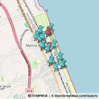 Mappa Via Francia, 63821 Porto Sant'Elpidio FM, Italia (0.3095)