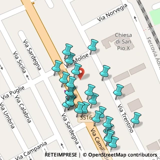 Mappa Via Camillo Benso Conte di Cavour, 63821 Porto Sant'Elpidio FM, Italia (0.05769)