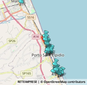 Mappa Via Camillo Benso Conte di Cavour, 63821 Porto Sant'Elpidio FM, Italia (1.99941)
